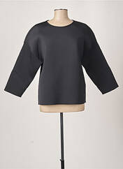 Sweat-shirt noir EMPORIO ARMANI pour femme seconde vue
