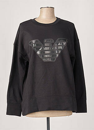 Sweat-shirt noir EMPORIO ARMANI pour femme