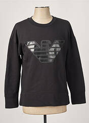 Sweat-shirt noir EMPORIO ARMANI pour femme seconde vue