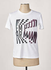 T-shirt blanc EMPORIO ARMANI pour femme seconde vue