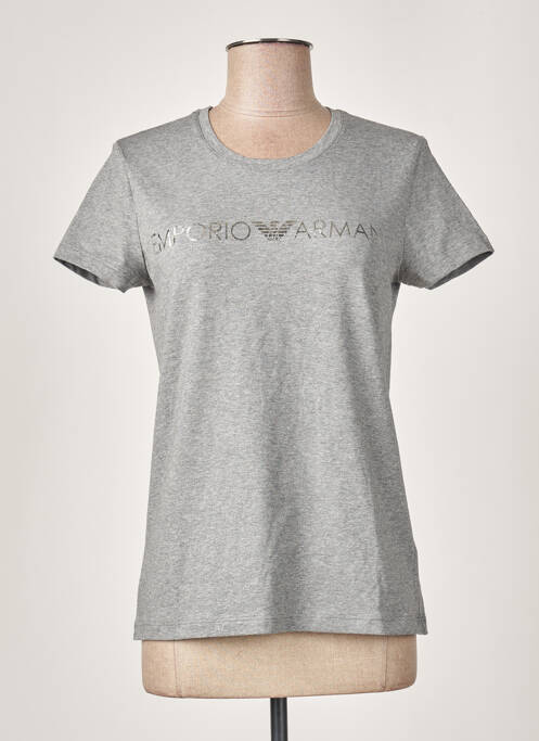T-shirt gris EMPORIO ARMANI pour femme