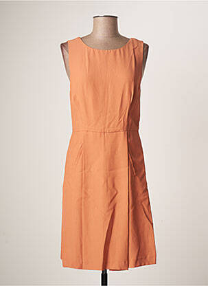 Robe mi-longue orange EMPORIO ARMANI pour femme