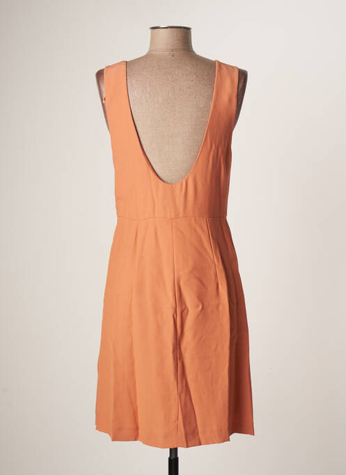 Robe mi-longue orange EMPORIO ARMANI pour femme