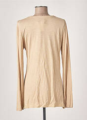 T-shirt beige MISS CAPTAIN pour femme seconde vue