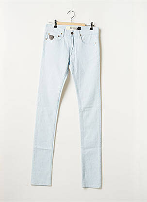 Jeans coupe slim broderie rivets taille normale bleu APRIL 77 femme