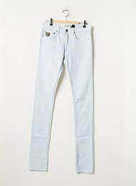 Jeans coupe slim broderie rivets taille normale bleu APRIL 77 femme