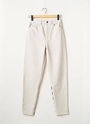 Jean coupe mom poches taille haute gris EMPORIO ARMANI femme