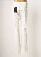 Jeans coupe droite blanc EMPORIO ARMANI pour femme seconde vue