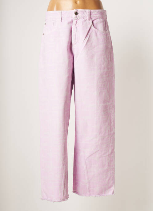 Jeans coupe large violet EMPORIO ARMANI pour femme