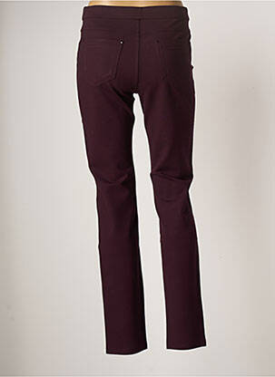 Pantalon slim stretch taille normale rouge YOULINE femme