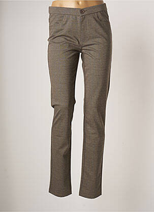 Pantalon slim stretch taille normale beige YOULINE femme