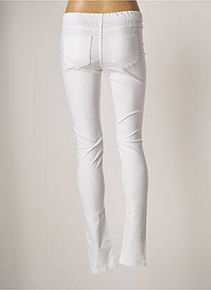 Pantalon slim taille élastique taille normale blanc VILA femme