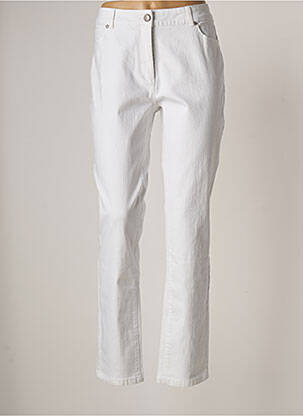 Jeans coupe slim blanc DAMART pour femme