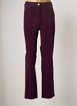 Pantalon droit violet DAMART pour femme