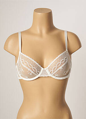Soutien-gorge légère et transparente haut soutien-gorge emboitant blanc PASSIONATA femme