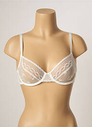 Soutien-gorge légère et transparente haut soutien-gorge emboitant blanc PASSIONATA femme