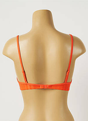 Haut de maillot de bain stretch haut soutien-gorge moulé orange CHERRY BEACH femme