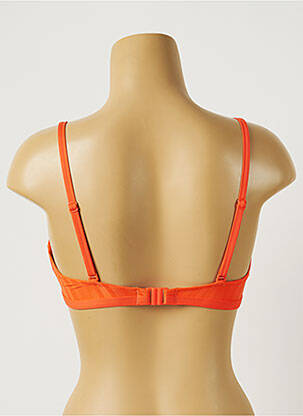Haut de maillot de bain stretch haut soutien-gorge emboitant orange CHERRY BEACH femme