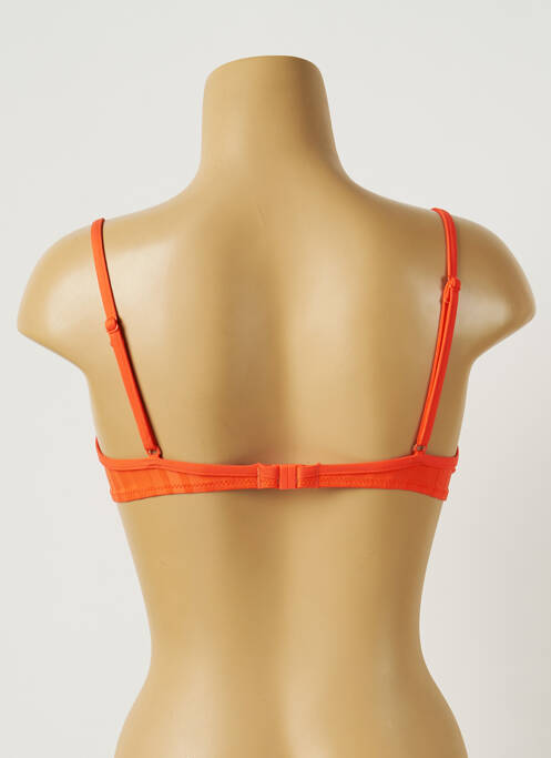 Haut de maillot de bain orange CHERRY BEACH pour femme