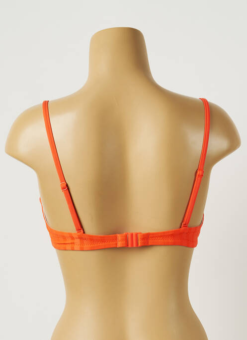 Haut de maillot de bain orange CHERRY BEACH pour femme