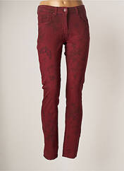 Pantalon slim rouge GRIFFON pour femme seconde vue