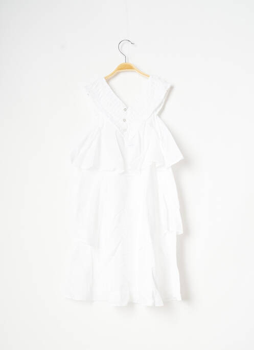 Robe mi-longue blanc CATIMINI pour fille
