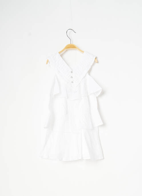 Robe mi-longue blanc CATIMINI pour fille