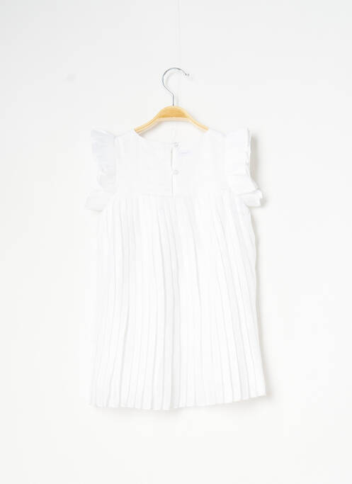 Robe mi-longue blanc CATIMINI pour fille
