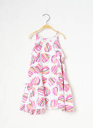 Robe mi-longue fines bretelles fines bretelles blanc CATIMINI fille