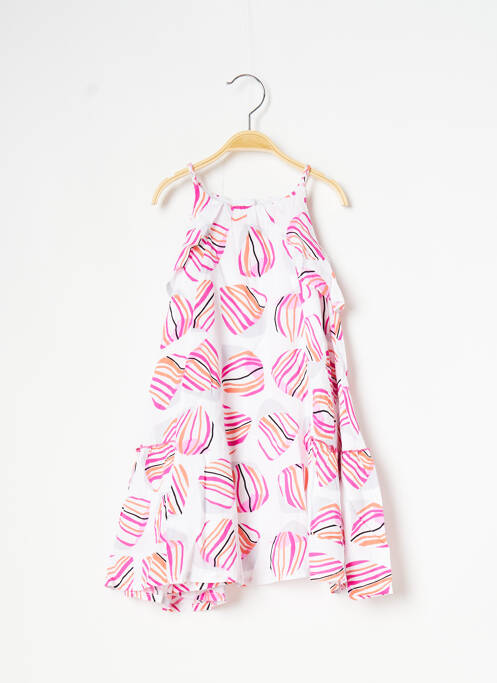Robe mi-longue fines bretelles fines bretelles blanc CATIMINI fille