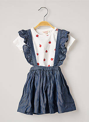Ensemble robe imprimé fantaisie bleu CATIMINI fille