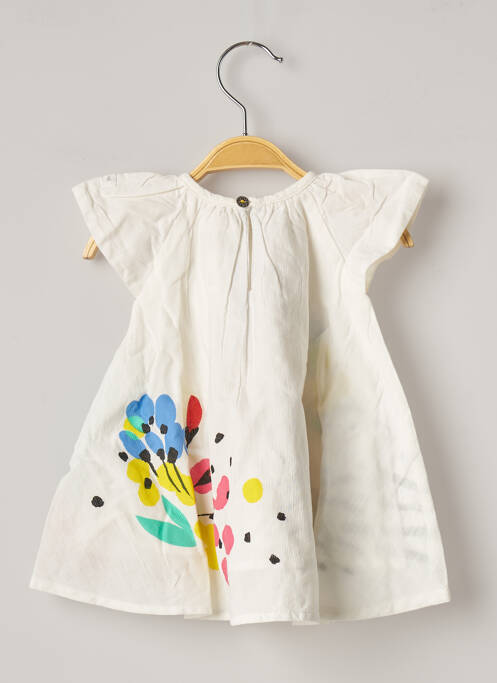 Robe mi-longue blanc CATIMINI pour fille