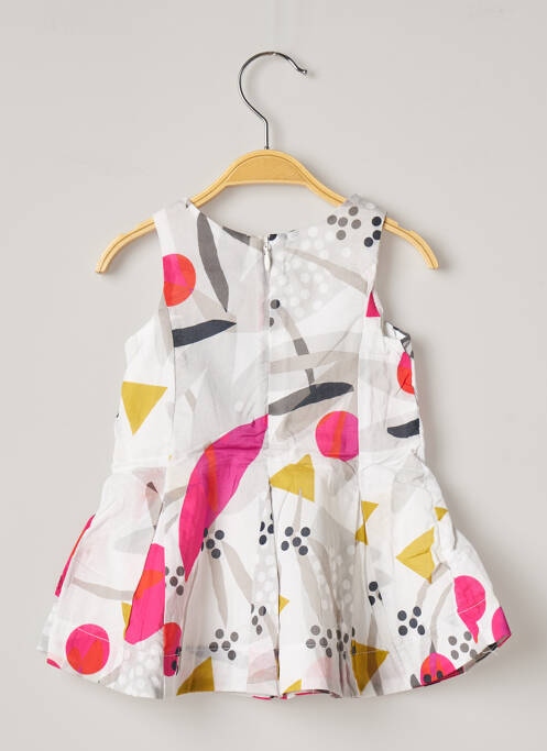 Robe mi-longue blanc CATIMINI pour fille