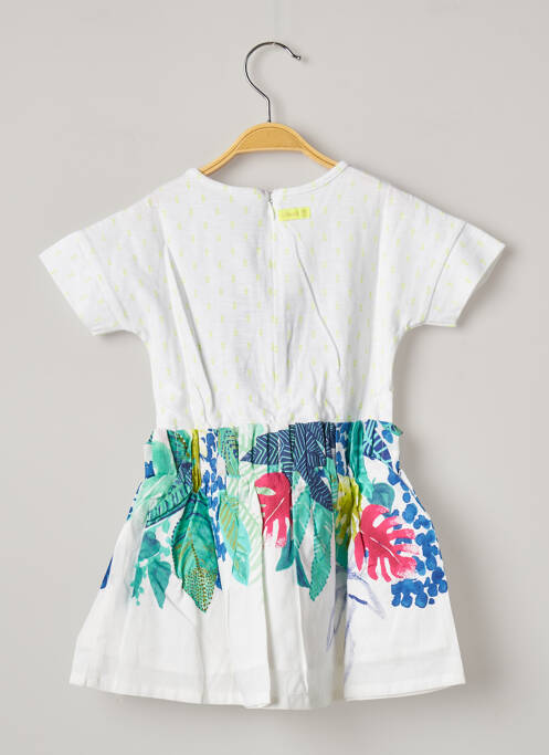 Robe mi-longue blanc CATIMINI pour fille