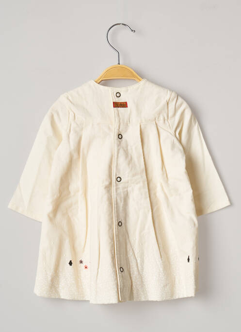 Robe mi-longue blanc CATIMINI pour fille