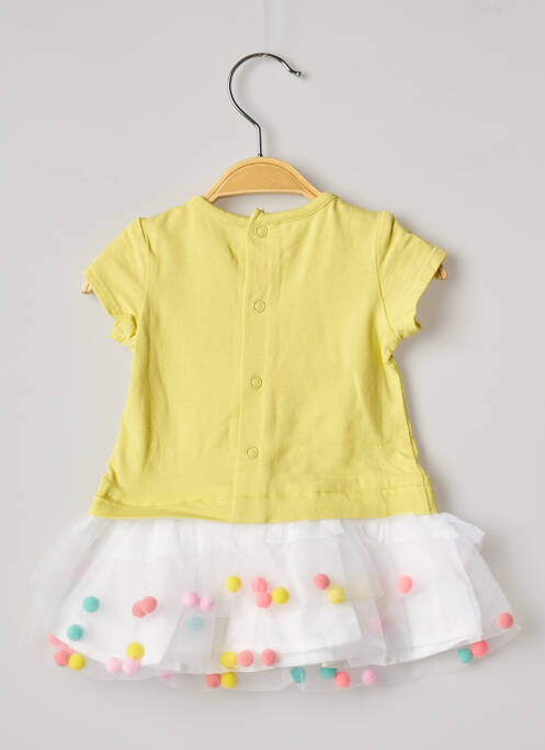 Robe mi-longue jaune CATIMINI pour fille