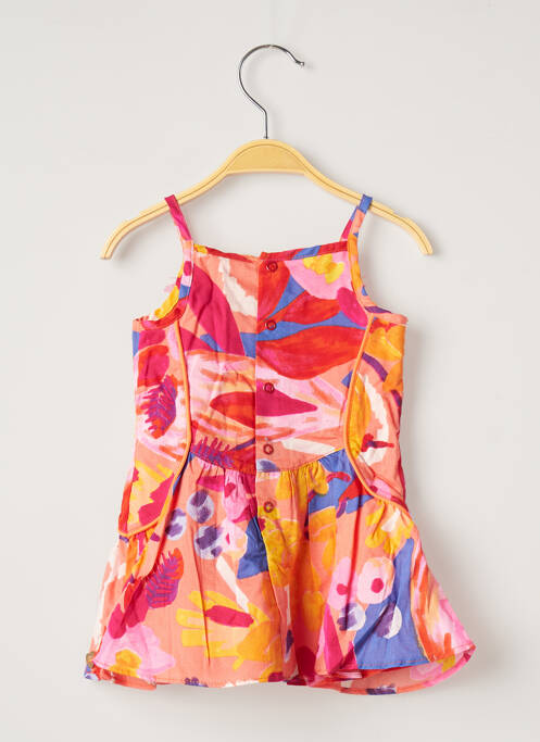 Robe mi-longue orange CATIMINI pour fille