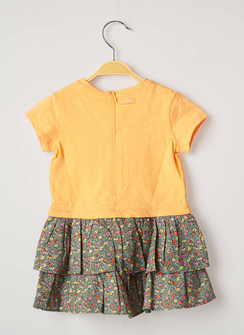 Robe mi-longue orange CATIMINI pour fille