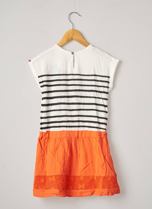 Robe mi-longue orange CATIMINI pour fille