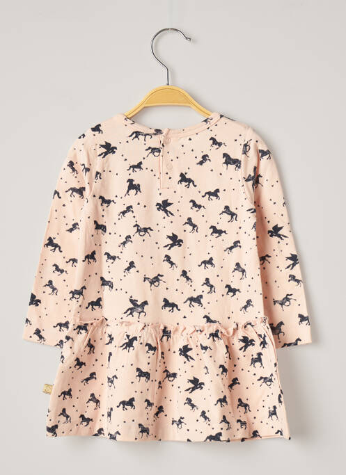 Robe mi-longue rose 3 POMMES pour fille