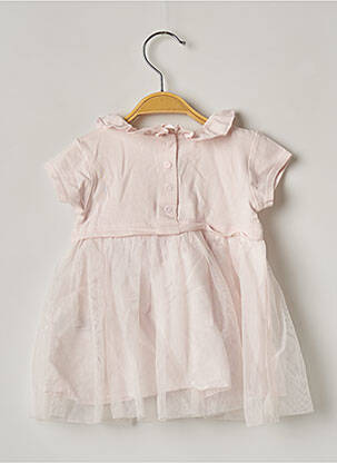 Robe mi-longue manches courtes manches courtes rose ABSORBA fille