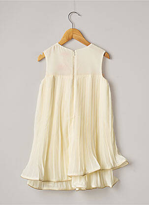 Robe mi-longue sans manche sans manche jaune LILI GAUFRETTE fille