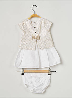 Ensemble short taille élastique rose LILI GAUFRETTE fille