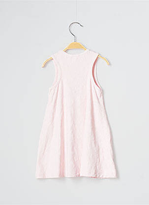 Robe mi-longue sans manche sans manche rose LILI GAUFRETTE fille