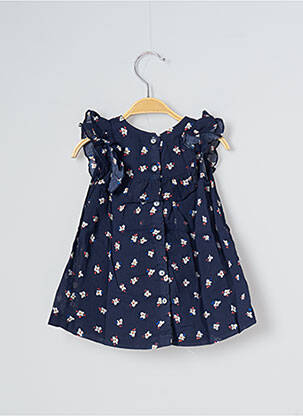 Robe mi-longue sans manche sans manche bleu JEAN BOURGET fille