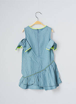 Robe mi-longue manches courtes manches courtes bleu CHIPIE fille
