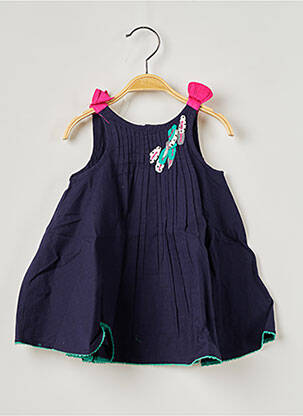 Robe mi-longue sans manche sans manche bleu CATIMINI fille