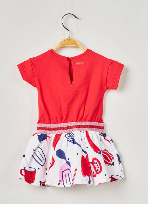 Robe mi-longue rouge CATIMINI pour fille