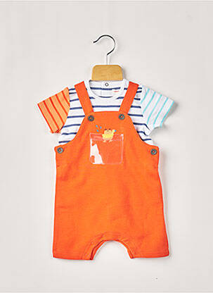 Ensemble pantalon fermeture pressionnée à l'entrejambe orange CATIMINI garçon