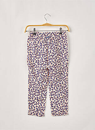 Pantalon droit coupe droite taille élastique bleu CATIMINI fille
